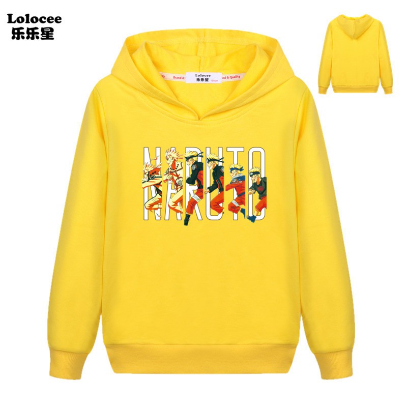 Áo Hoodie In Hình Nhân Vật Phim Naruto Cá Tính Cho Bé Trai