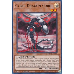 Thẻ bài Yugioh - TCG - Cyber Dragon Core / SDCS-EN008'