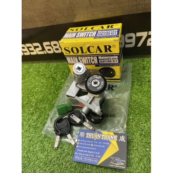 Khoá máy sport 6 cạnh chống trộm / chống bẻ - Xipo - RGV - Satria 2000