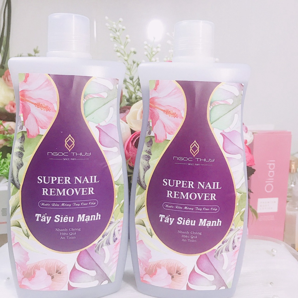 Nước rửa móng Quyên siêu sạch dùng siêu thích 500ml