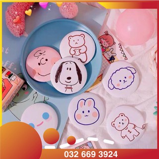 [GIÁ HỦY DIỆT] Gương tròn cầm tay mini tiện dụng, bỏ túi,  nhiều mẫu mã dễ thương