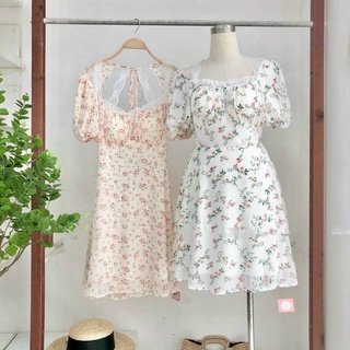 Váy hoa nhí hở lưng