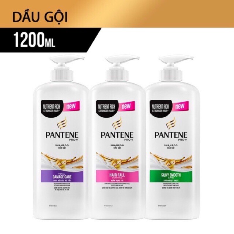 Dầu gội Pantene 1200ml