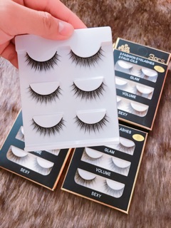 (10 hộp 19k) Lông mi chồn 3D-01