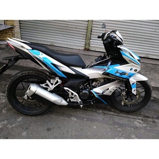 Tem trùm winner x xanh Ngọc trắng HP4 - Độ dán team trùm decal xe máy winner x xanh bạc HP4 - Team trùm decal xe máy