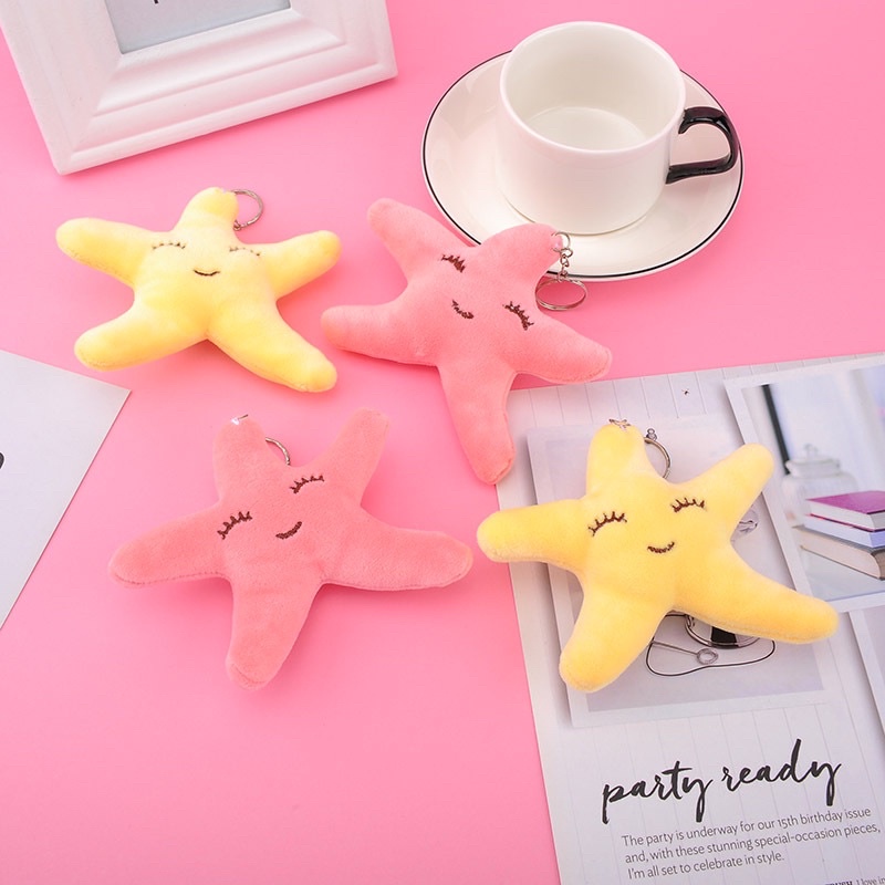 Móc khoá hình cá heo và sao biển