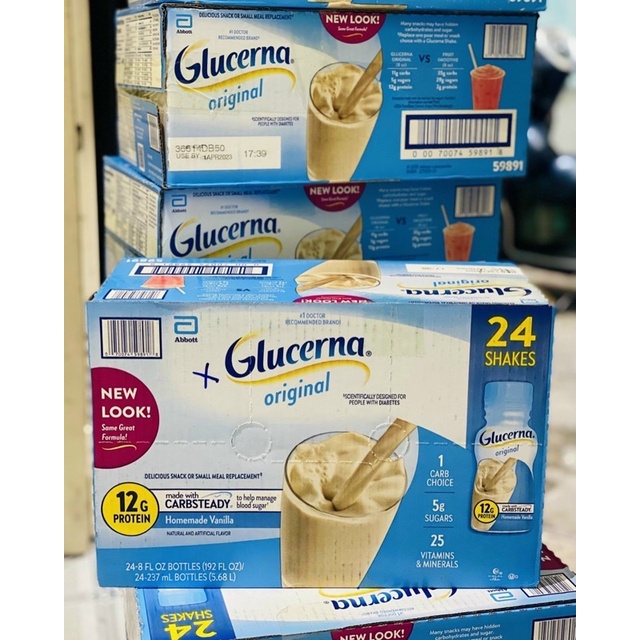 Sữa Glucerna Nước Dành Cho Người Tiểu Đường Của Mỹ