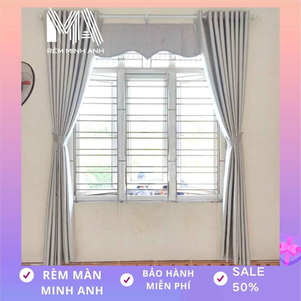 Rèm Size Lớn cửa sổ phòng ngủ phòng khách - rèm ghi sáng,chống nắng 95%.