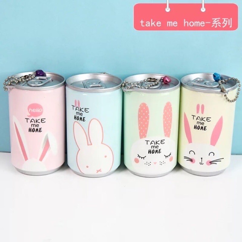 [ free ship đơn 50k] KHĂN GIẤY ƯỚT DẠNG LON MINI NHIỀU HÌNH CUTE BỎ ĐÂU CŨNG TIỆN