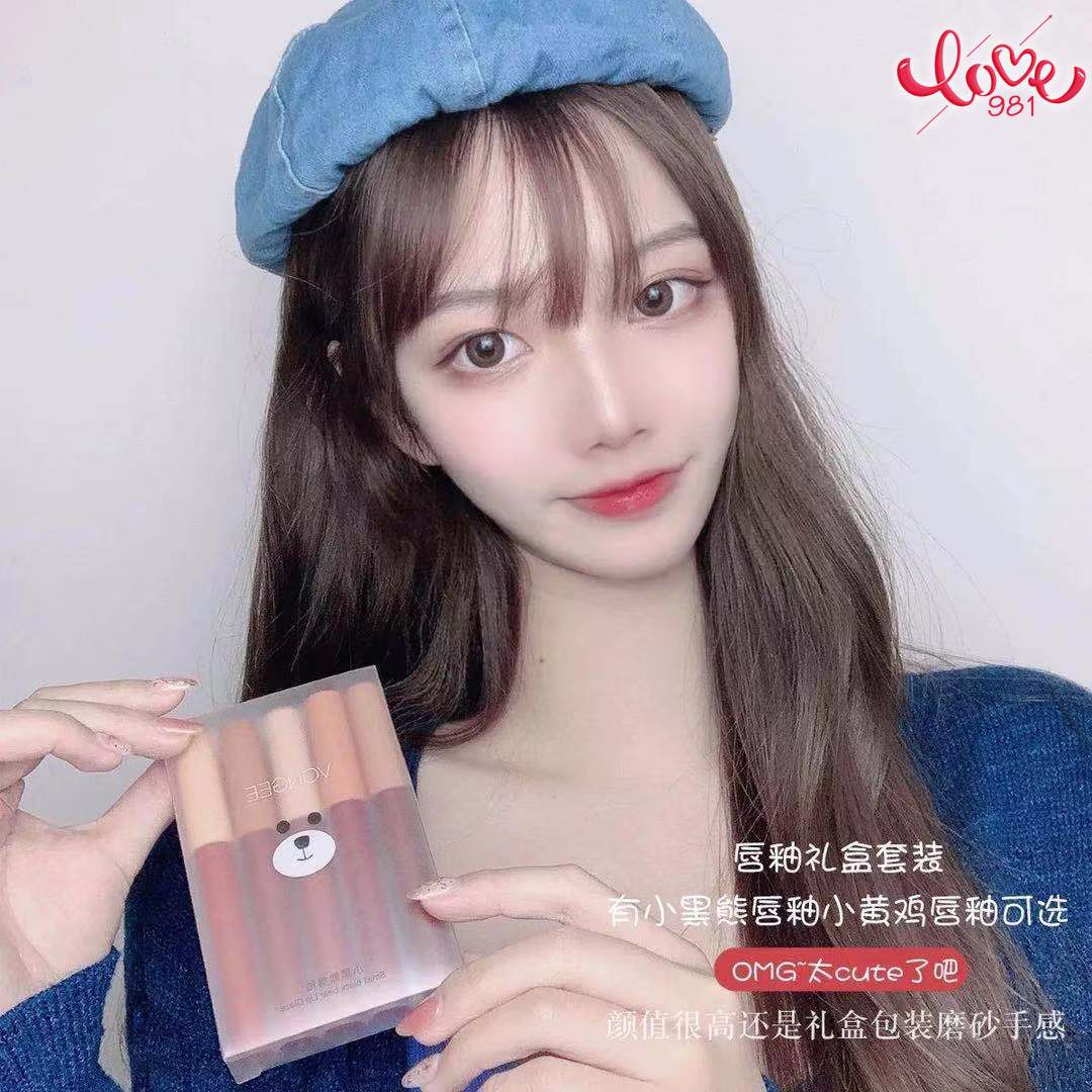 (hàng Mới Về) Set Son Kem Lì Lâu Trôi Chống Thấm Nước Không Dễ Phai Màu | BigBuy360 - bigbuy360.vn