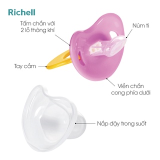 Ti giả Richell AN (0-3m) họa tiết thỏ con