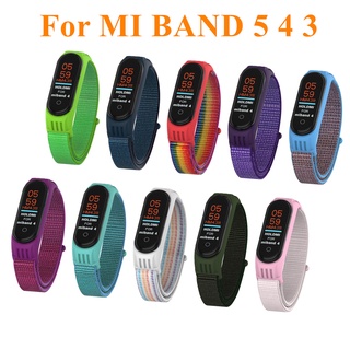Dây Đeo Thay Thế Chất Liệu Nylon Thời Trang Cho Xiaomi Mi Band 5 3 4