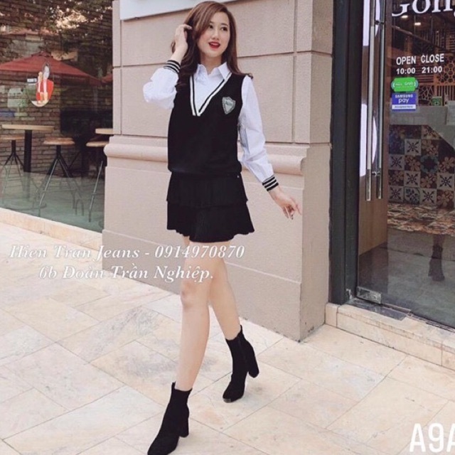 áo len sơ mi quốc dân cổ đức nhiều màu
