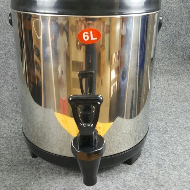 Bình ủ trà inox 6 lít [3 LỚP GIỮ NHIỆT]