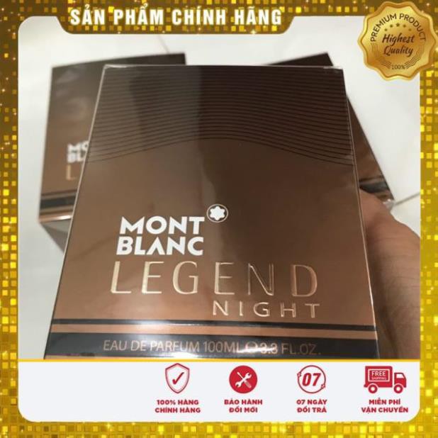 Nước hoa mont blanc legend night edp 100ml full seal (hình tự chụp)