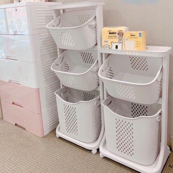 Kệ Đựng Đồ 3 Tầng Việt Nhật 5567 Chính Hãng Công Ty - Kệ Đa Năng Có Giá Sỉ