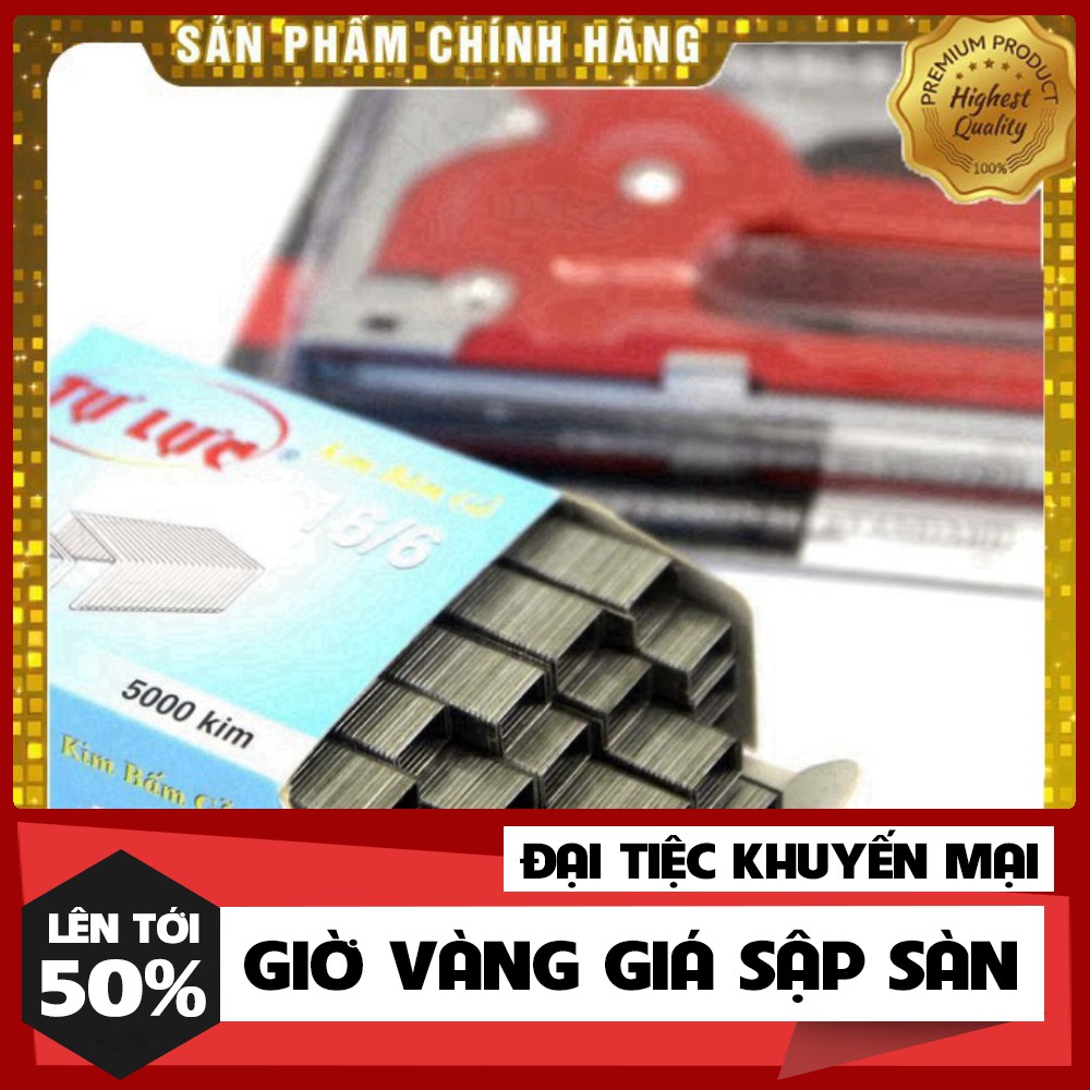 [ GIÁ TỐT NHẤT ] Hộp 5000 ghim bấm gỗ tự lực 16/6