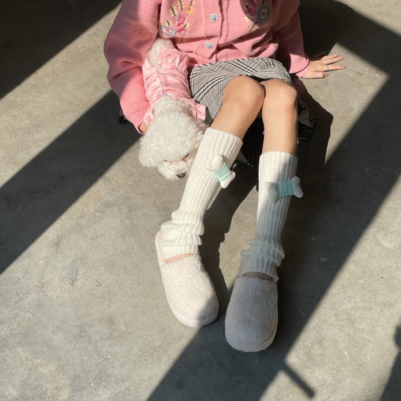 Xixi Tất Dệt Kim Giữ Ấm Chân Phong Cách Lolita