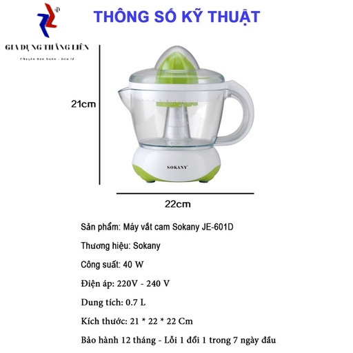 Máy ép nước cam , máy vắt cam sokany , máy vắt cam điện_Máy vắt cam tự động 2 Chiều Tự Động Siêu Tiện Lợi