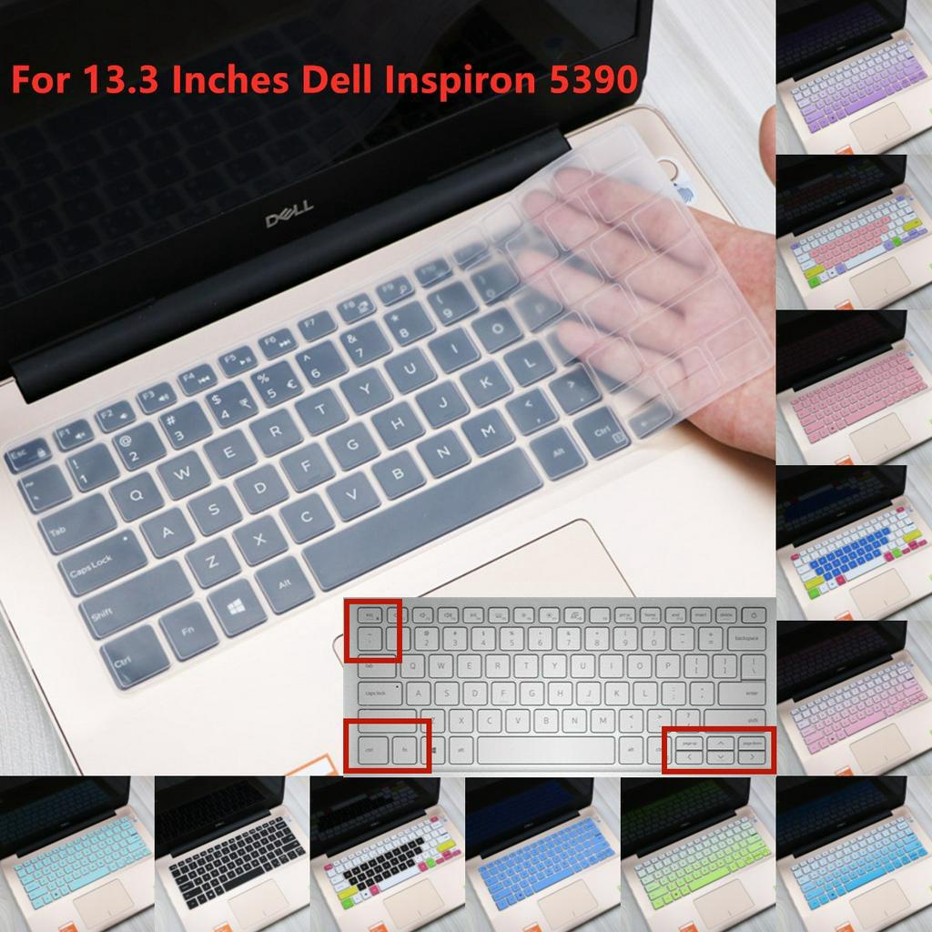 Miếng Dán Bảo Vệ Bàn Phím Bằng Silicon Siêu Mỏng Cho Laptop 13.3 Inch Dell Inspiron 5390