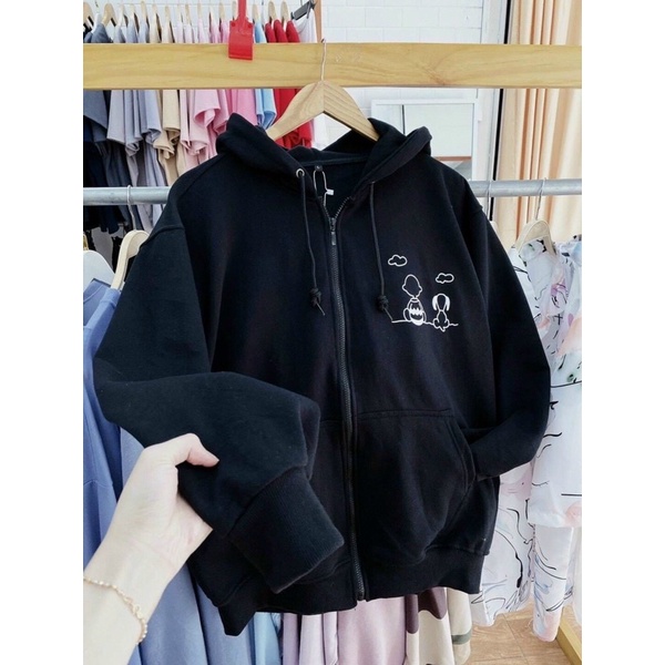 [Mã SKAMCLU7 giảm 10% tối đa 50K đơn 0Đ] áo khoác nỉ ngoại form rộng có mũ(hình thật)