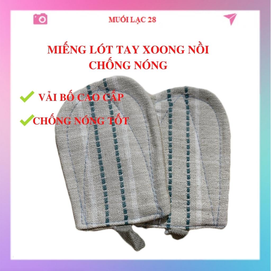 Miếng lót tay xoong nồi chống nóng chịu nhiệt đa dụng MUL37