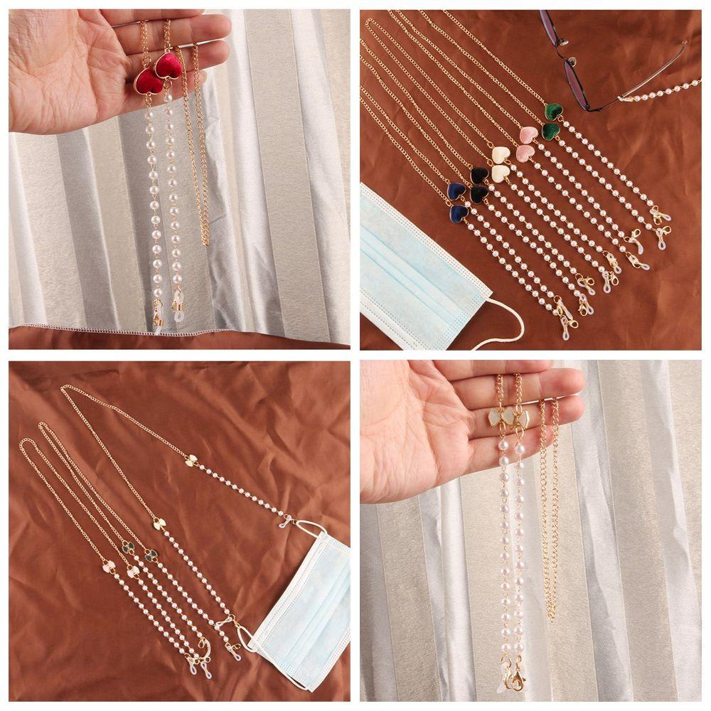 Dây Đeo Mắt Kính Hình Trái Tim &amp; Nơ Xinh Xắn Cho Nữ