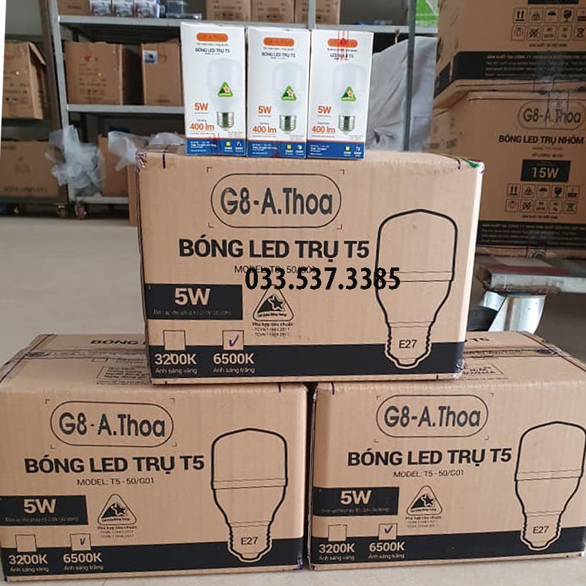 Bóng điện led, bóng đèn điện G8 công suất 5W