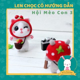 [Len chọc có hướng dẫn] BỘ KIT HỘI MÈO CON 3