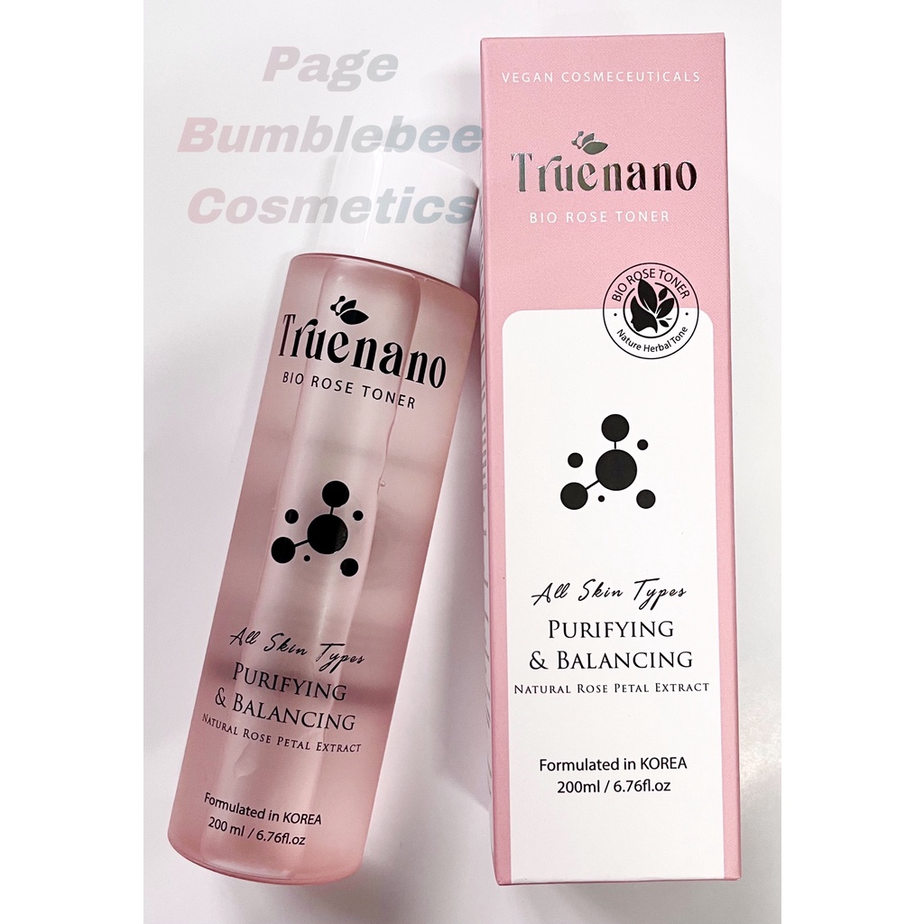 Nước Hoa Hồng  Truenano - Bio Makeup Remover 200ml