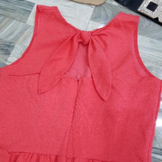Đầm xòe cột Nơ lưng