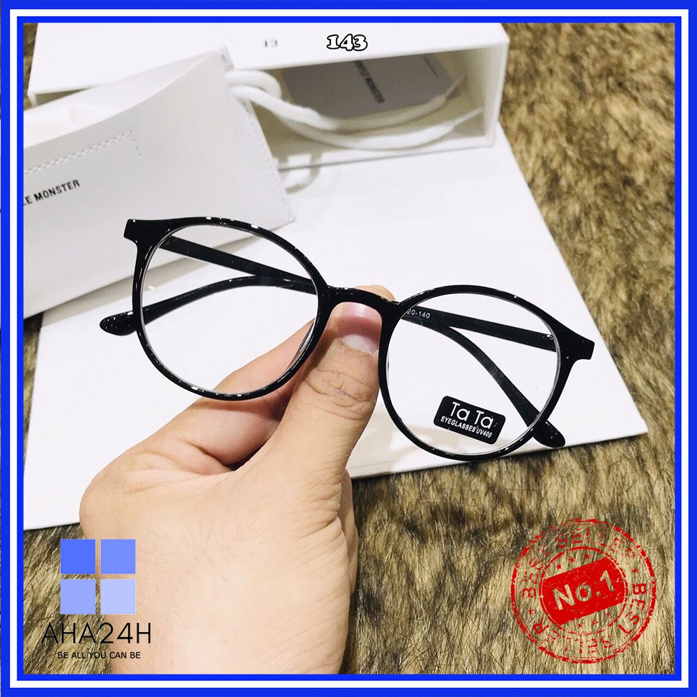 [Mã FARSSTGRE giảm 5K đơn bất kỳ] Mắt kính thời trang tròn ngố giả cận gọng nhựa đẹp AH143 | BigBuy360 - bigbuy360.vn