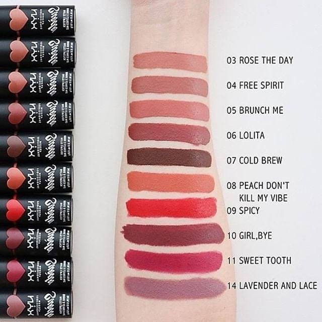 Son Lì Dạng Thỏi NYX Suede Matte Lipstick