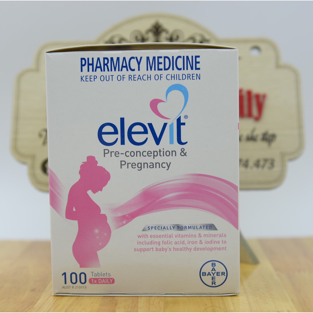 Elevit bầu và sau sinh [Úc] - Multivitamin và khoáng chất cho bầu và sau sinh