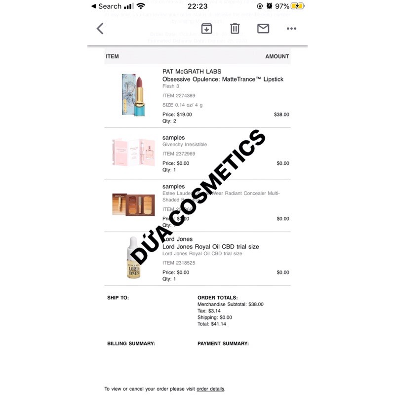 Son thỏi Pat McGrath Labs Mattetrance Lipstick