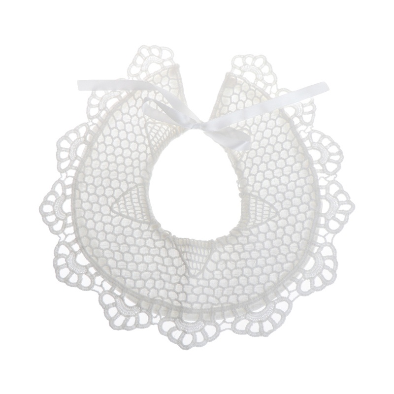 Yếm Ăn Cotton Phối Ren Chất Lượng Cao Mẫu 2018 Dành Cho Bé Gái 0-3 Tuổi