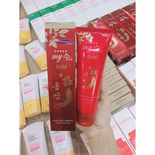 SỮA RỬA MẶT SÂM ĐỎ HÀN QUỐC MY GOLD