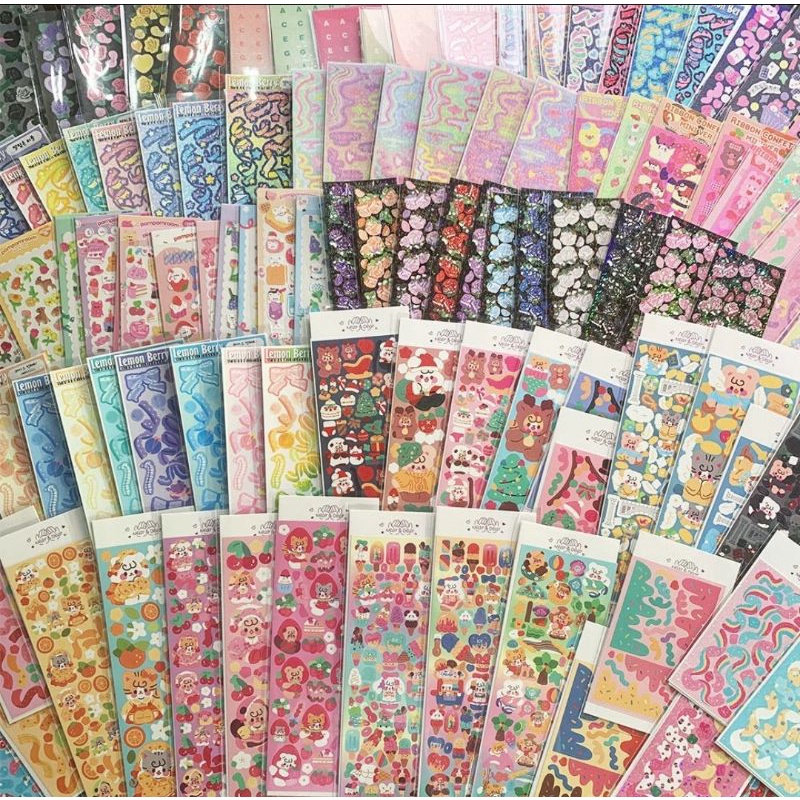 Sticker dễ thương trang trí card, sổ tay.v.v.v