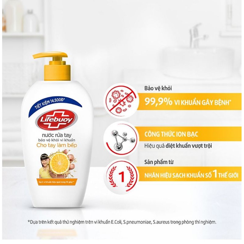 Nước Rửa Tay Lifebuoy 500g