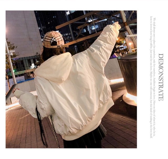 Áo khoác phao ulzzang 2in1 chất cực đẹp, cực dày | BigBuy360 - bigbuy360.vn