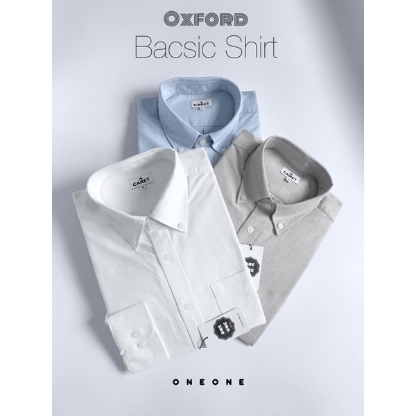 Áo sơ mi vải oxford 3 mầu , chính hãng Korea