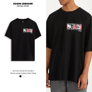 Áo Thun Nam Tay Ngắn ICON DENIM The Art Of Hat Boi 1 AT011031