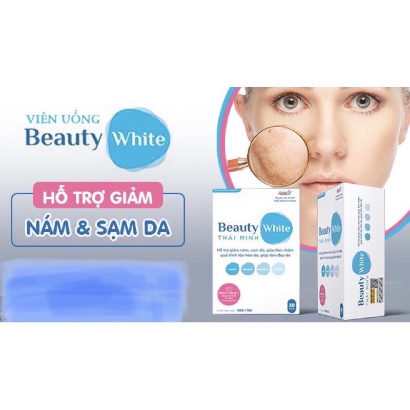 Beauty White Thái Minh - Hỗ Trợ Giảm Nám Sạm Da, Giúp Làm Chậm Quá Trình Lão Hóa Da Giúp Làm Đẹp Da