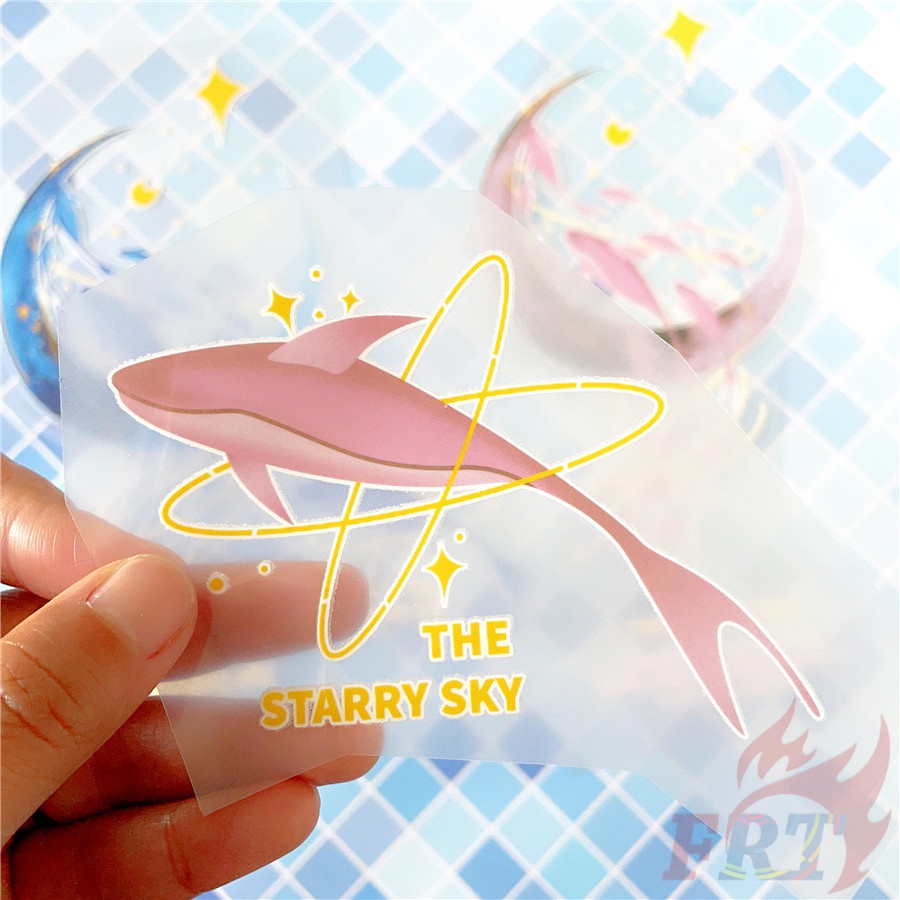 ◆ Sticker Dán Tường Bằng Vinyl Với Họa Tiết In Hình Bầu Trời Sao ◆ 1 Sticker Dán Ủi Với Thiết Kế Đẹp Mắt