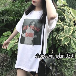 Áo phông hình cotton 100%