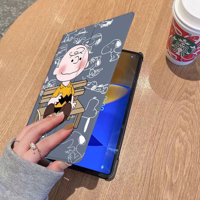 Bao Da Máy Tính Bảng In Hình snoopy Cho ipad mini123456 Bao Da Máy Tính Bảng Thời Trang Cho ipad air 12 9.7inch 7.9inch 11inch Ốp