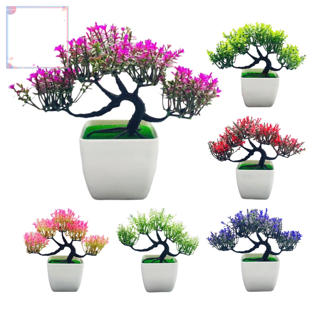 Chậu Cây Bonsai Giả Để Bàn Trang Trí Nhà Cửa