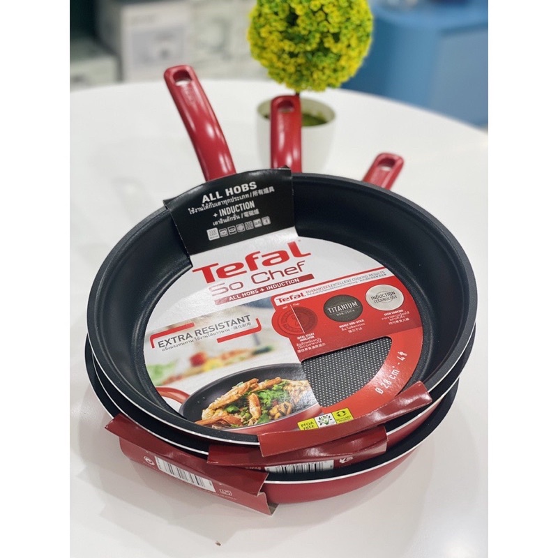 Chảo chiên Tefal So Chef size 21cm, 24cm, 28cm G1350295/G1350496/G1350695