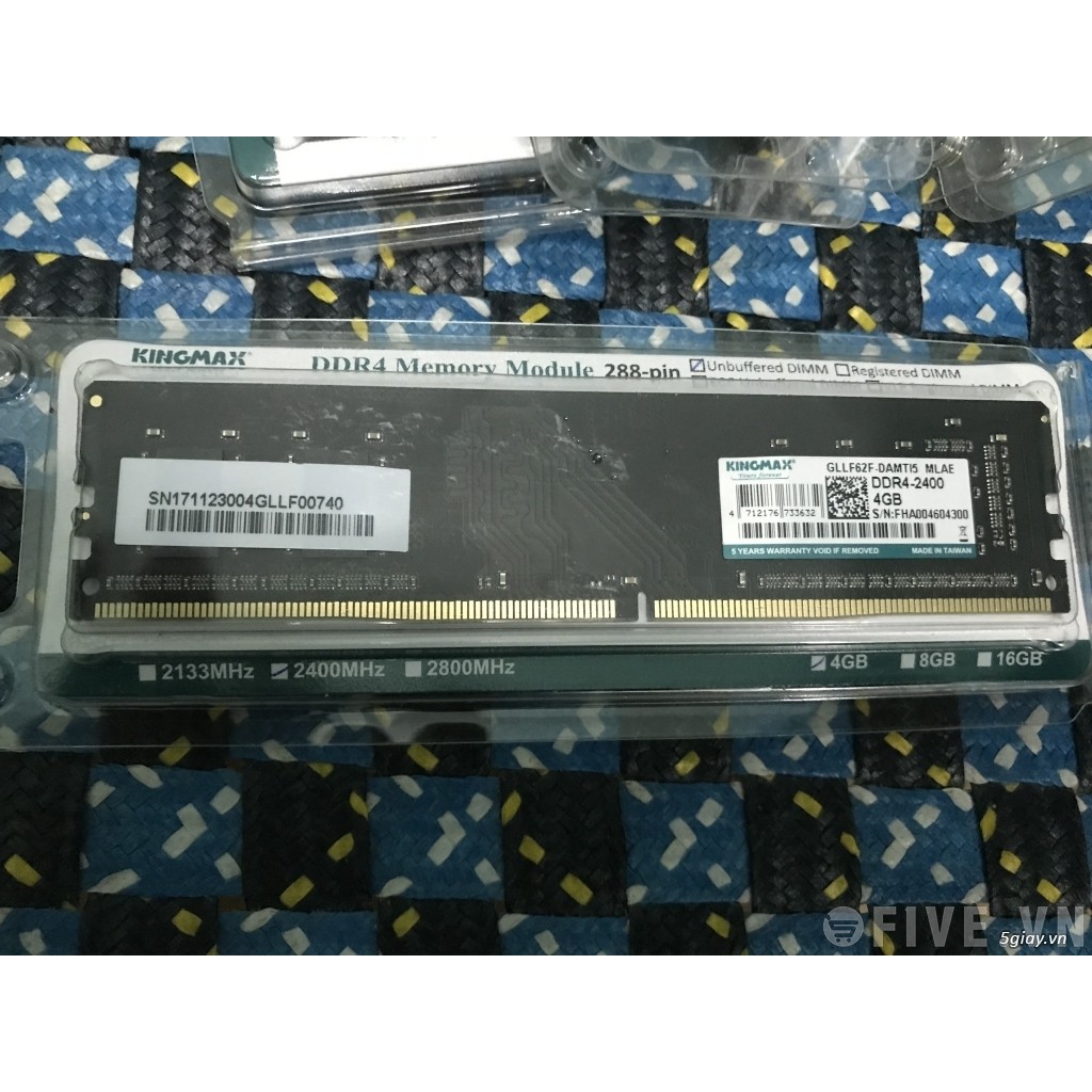 Ram Kingmax DDR4 4GB bus 2400MHz NEW BH 36 THÁNG