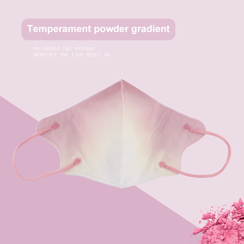 2023 Mới 3D Trái Tim Ba Chiều Trái Tim Mặt Nạ Má Hồng Dành Cho Người Lớn Ba Lớp Mỏng Chống Nắng Mùa Hè Hoạt Hình Bao Bì Độc Lập Bán